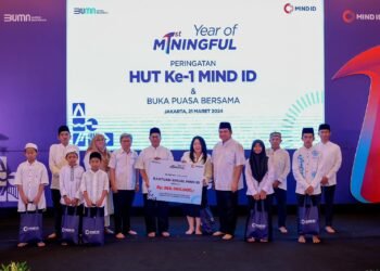 Peringati HUT Pertama, MIND ID Berikan Santunan 6 Panti Asuhan