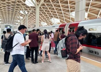 Penumpang Whoosh Hari Lebaran Meningkat 30%