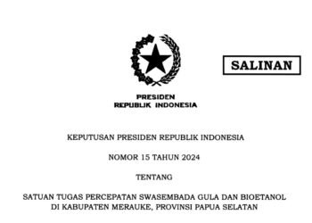 Pemerintah Bentuk Satgas Swasembada Gula dan Bioetanol