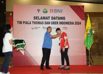 BNI Sambut Kepulangan Tim Thomas dan Uber Indonesia ke Tanah Air