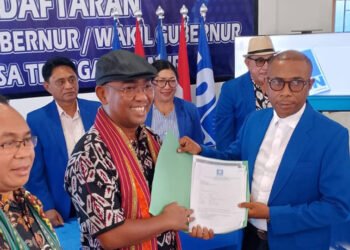 Daftar di DPW PAN NTT, Orias Petrus Moedak dan Sebastian Salang Usung Tagline 'Jangan Mencuri'
