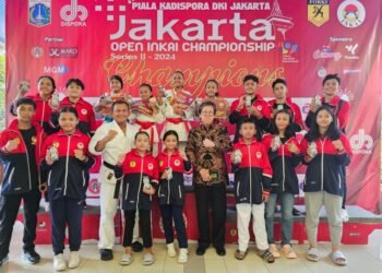 Mayjen TNI Herianto Saputra Harapkan Manusia Berintegritas Lahir dari Karateka DKI Jakarta