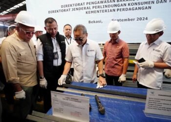Kemendag Sita Produk Baja Tak Ber-SNI Senilai Rp11 Miliar