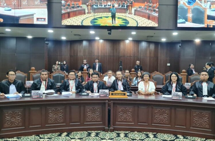 Mahkamah Konstitusi (MK) Republik Indonesia memulai sidang pemeriksaan pendahuluan perkara nomor 132/PUU-XXII/2024