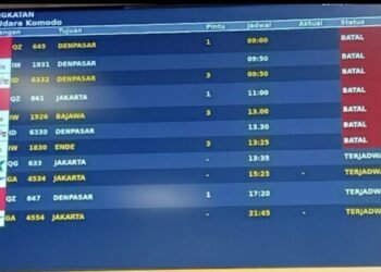 Bandara Komodo Masih Ditutup, Akibat Erupsi Lewotobi Laki Laki