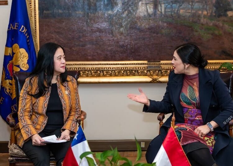 KETUA DPR RI, PUAN MAHARANI menggelar pertemuan bilateral dengan Ketua Parlemen Chili, Karol Cariola Oliva digelar pada Senin (4/11/2024) sore waktu setempat di Congreso Nacional de Chile Valparaiso.
