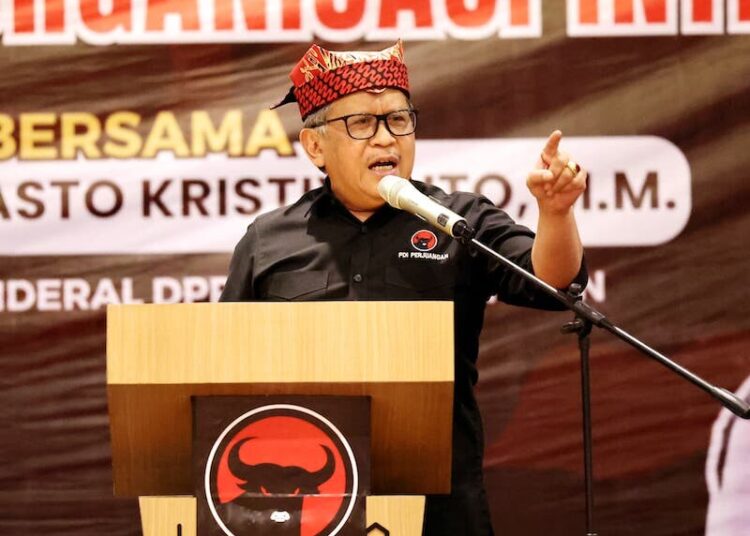 Sekretaris Jenderal DPP PDI Perjuangan (PDIP) Hasto Kristiyanto