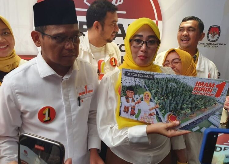 Calon Wali Kota dan Wakil Wali Koya Depok Imam Budi Hartono - Ririn Farabi Arafiq