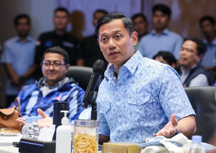 Menteri Koordinator (Menko) Bidang Infrastruktur dan Pembangunan Kewilayahan Agus Harimurti Yudhoyono (AHY)