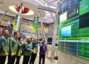 Listing Perdana di BEI, Saham AADI Melesat 19,82% ke Batas ARA 6.650