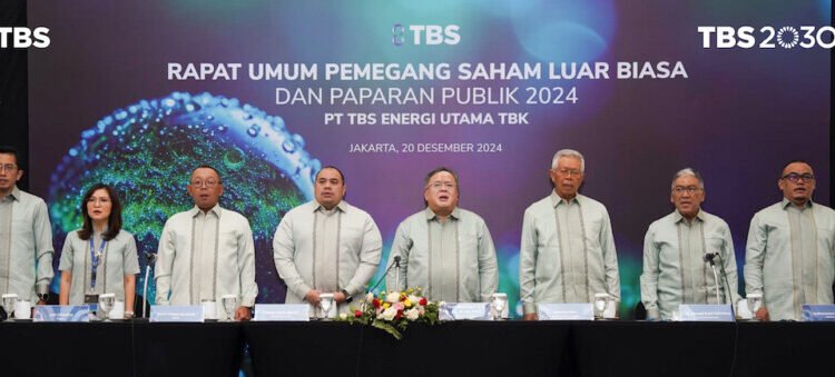 RUPSLB TBS Setujui Rencana Akuisisi Sembcorp Environment Pte. Ltd., Kukuhkan
Posisinya Sebagai Pemain Regional Dalam Industri Pengelolaan Limbah di Asia Tenggara