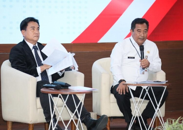 Menteri Koordinator (Menko) Bidang Hukum, Hak Asasi Manusia, Imigrasi, dan Pemasyarakatan (Kumham Imipas) Yusril Ihza Mahendra