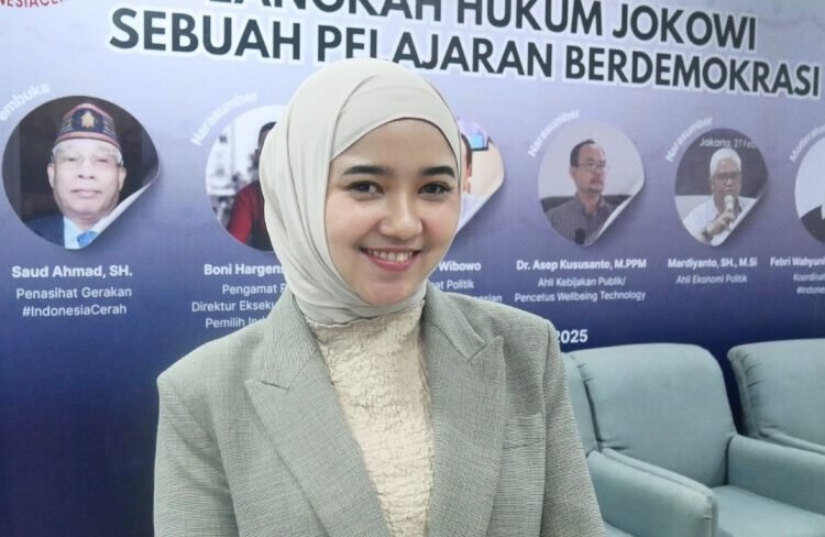 Koordinator Gerakan #IndonesiaCerah, Febry Wahyuni Sabran