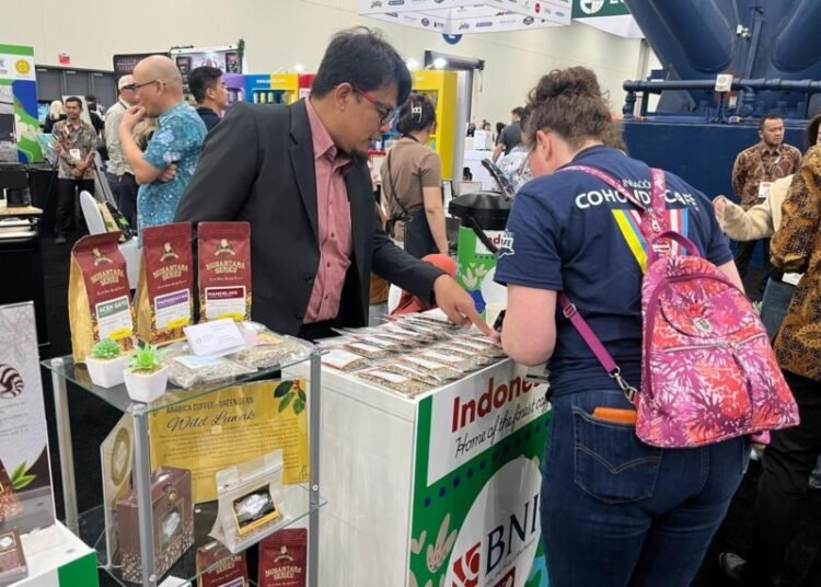BNI, melalui Program Xpora menampilkan keunggulan kopi nusantara di ajang Specialty Coffee Expo (SCE) 2025 di Houston, Texas, Amerika Serikat.