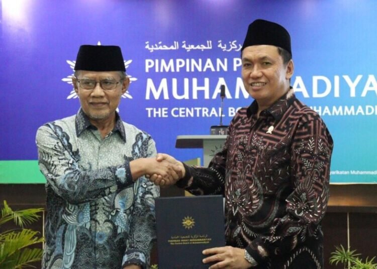 Penandatanganan Nota Kesepahaman (MoU) antara KPPU dan PP Muhammadiyah yang dilaksanakan di Kantor PP Muhammadiyah Yogyakarta Selasa (27/5).