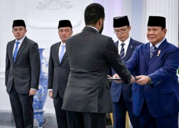 Prabowo Terima Surat Kepercayaan dari 8 Duta Besar Negara Sahabat di Istana Merdeka