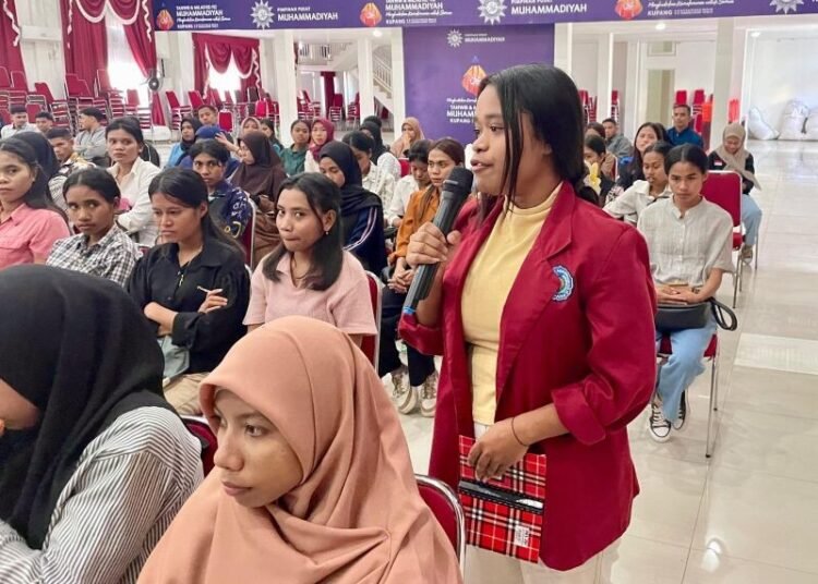 Antusiasme Mahasiswa Muhammadiyah Kupang Ikut Kuliah Umum Terkait Radikalisme dan Intoleransi