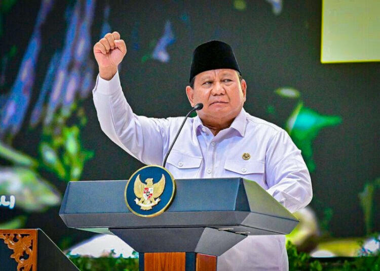 Presiden Prabowo Subianto menghadiri Peringatan Hari Lahir ke-27 Partai Kebangkitan Bangsa (PKB) yang diselenggarakan di Jakarta Convention Center (JCC), Jakarta, pada Rabu, 23 Juli 2025.