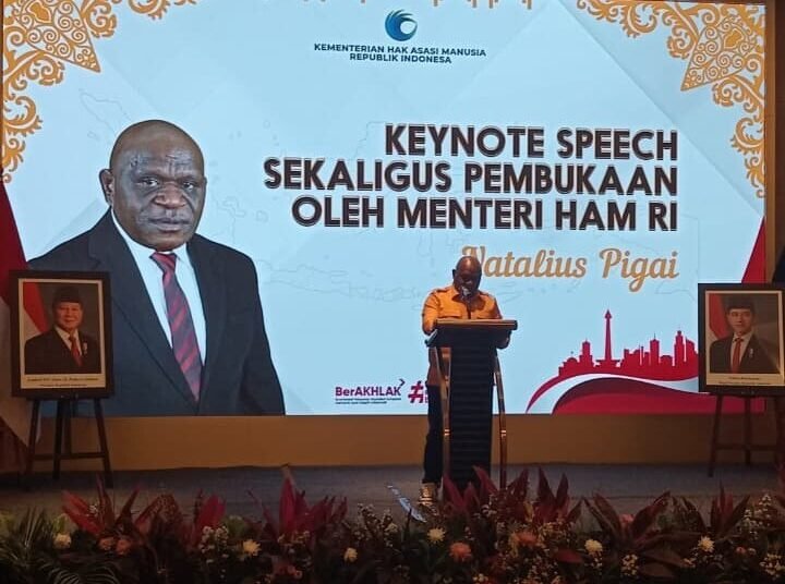 Menteri Hak Asasi Manusia (HAM) Natalius Pigai