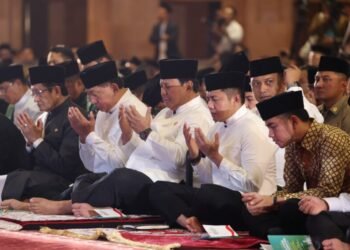 Khidmat, Prabowo Hadiri Peringatan Maulid Nabi Muhammad SAW di Istiqlal