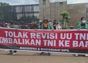 Libatkan TNI Jaga Gedung DPR, Menhan Melawan Suara Tuntutan Rakyat 17+8   