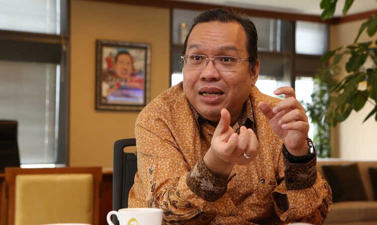 Direktur Utama PT Bursa Efek Indonesia (BEI), Iman Rachman