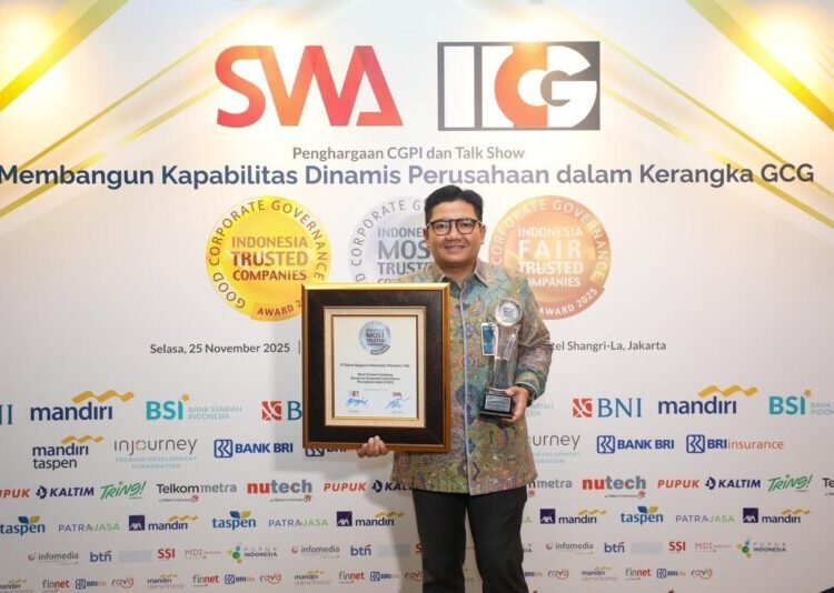 Komitmen Cegah Korupsi, Munadi Herlambang Wakili BNI Bawa Pulang The Most Trusted Company pada CGPI Award 2025