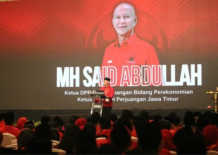 Ketua DPD PDIP Jatim, Said Abdullah,