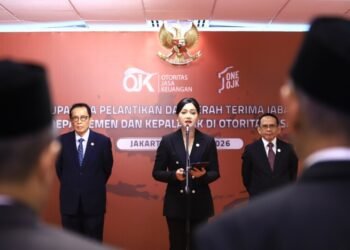 Perkuat Kinerja Organisasi, OJK Lantik Kepala Departemen dan Kepala OJK Daerah